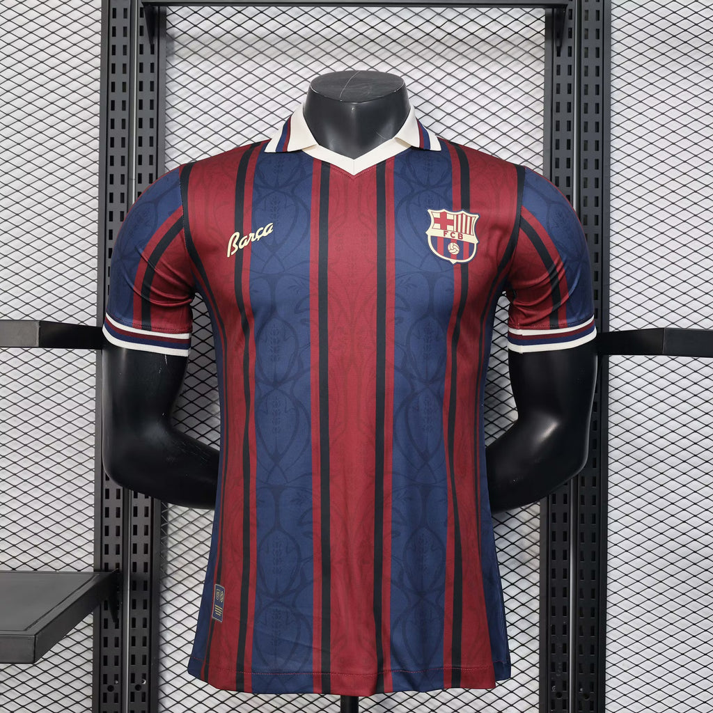 FC Barcelona 125th Anniversary Edition Jersey 2025/2026 – Red & Blue – Player Version (1:1 Thai Quality)