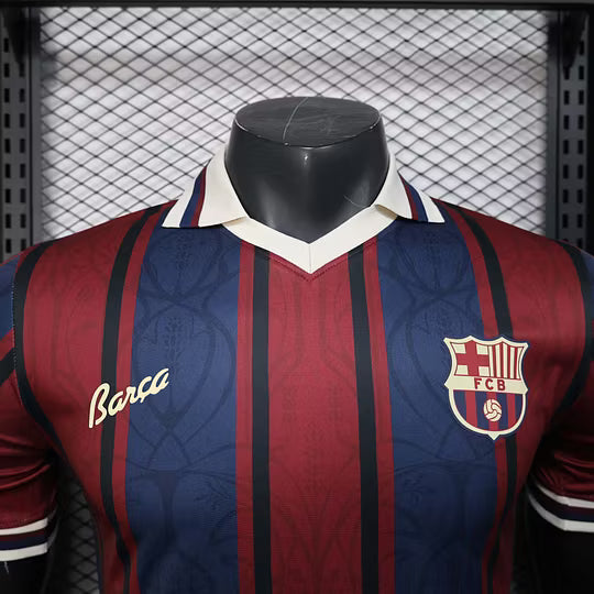 FC Barcelona 125th Anniversary Edition Jersey 2025/2026 – Red & Blue – Player Version (1:1 Thai Quality)