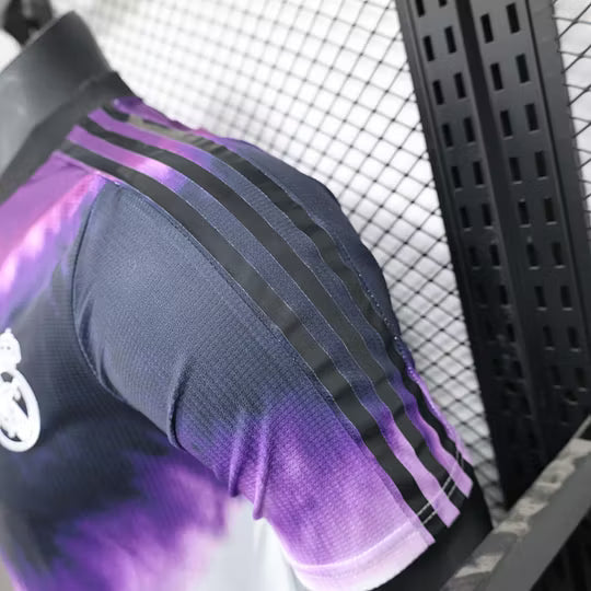 2025/2026 Player Version Real Madrid Anniversary Edition Black Purple Football Shirt – 1:1 Thai Quality