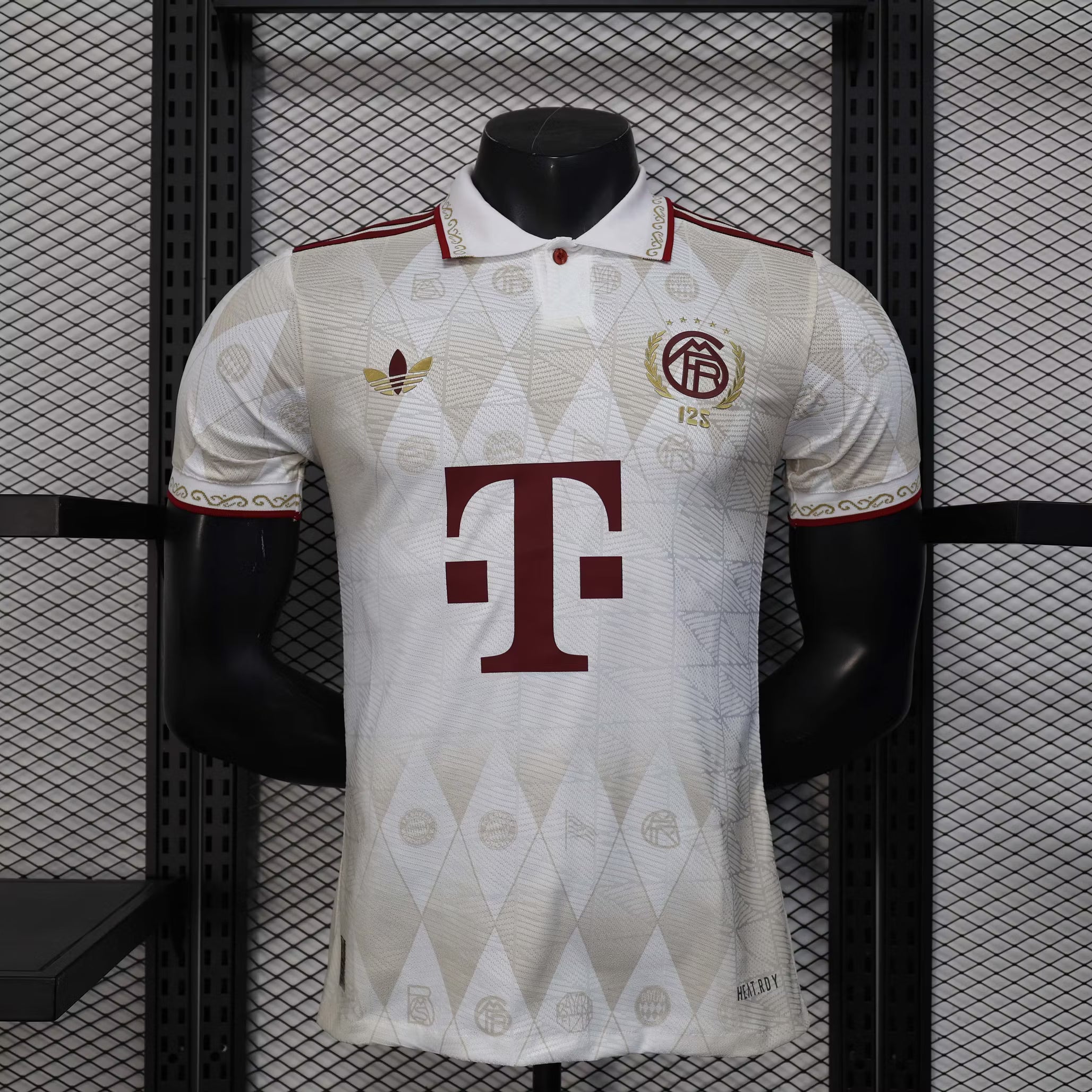 2025/2026 Player Version Bayern Munich 125 Special Edition Apricot Football Shirt – 1:1 Thai Quality