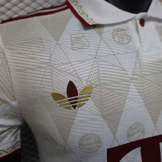 2025/2026 Player Version Bayern Munich 125 Special Edition Apricot Football Shirt – 1:1 Thai Quality