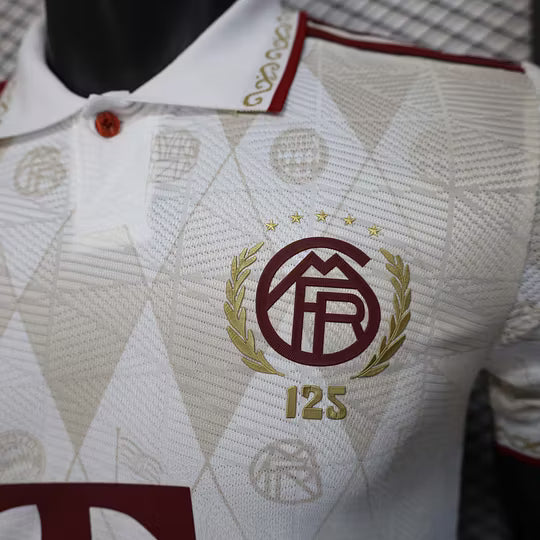 2025/2026 Player Version Bayern Munich 125 Special Edition Apricot Football Shirt – 1:1 Thai Quality