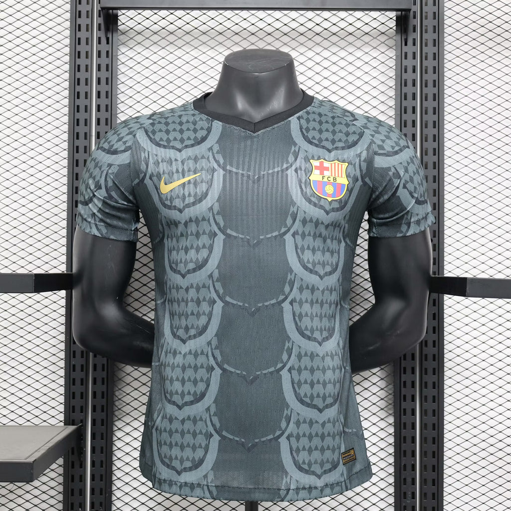 FC Barcelona Special Edition Black & Grey Jersey 2024/2025 – Player Version (1:1 Thai Quality)