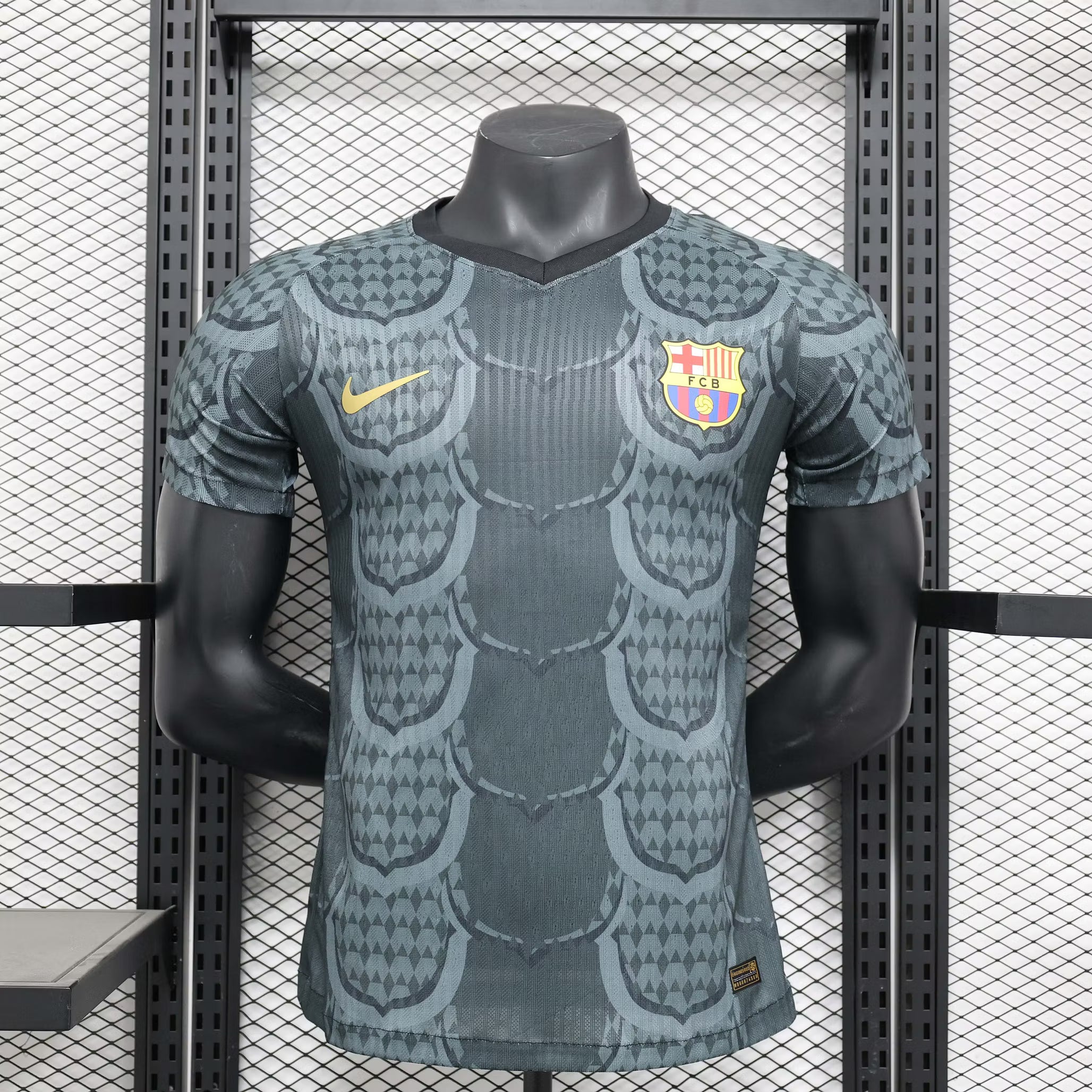 FC Barcelona Special Edition Black & Grey Jersey 2024/2025 – Player Version (1:1 Thai Quality)