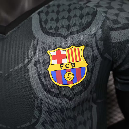 FC Barcelona Special Edition Black & Grey Jersey 2024/2025 – Player Version (1:1 Thai Quality)