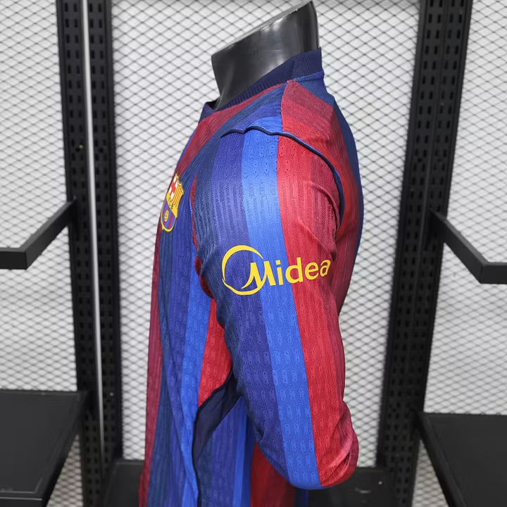 FC Barcelona Home Long Sleeve Football Shirt 2026/2027 Player Version 1:1 Thai Quality