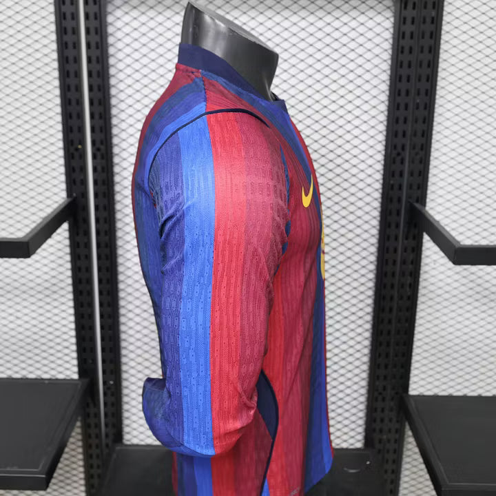 FC Barcelona Home Long Sleeve Football Shirt 2026/2027 Player Version 1:1 Thai Quality
