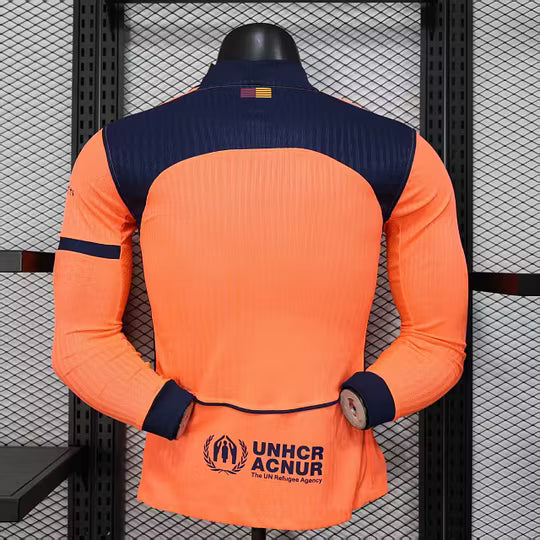 FC Barcelona Third Away Long Sleeve Jersey 2025/2026 – Player Version (1:1 Thai Quality)
