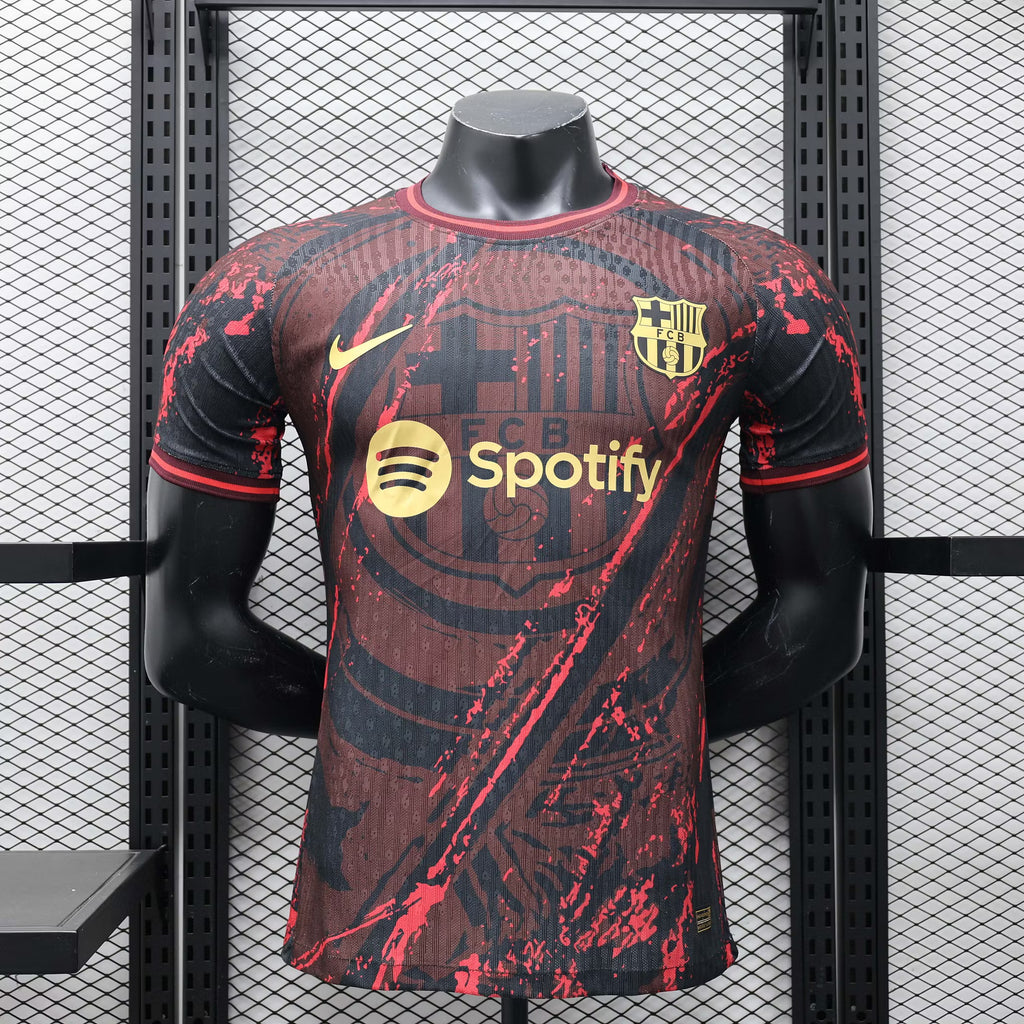 FC Barcelona Special Edition Red Jersey 2024/2025 – Player Version (1:1 Thai Quality)