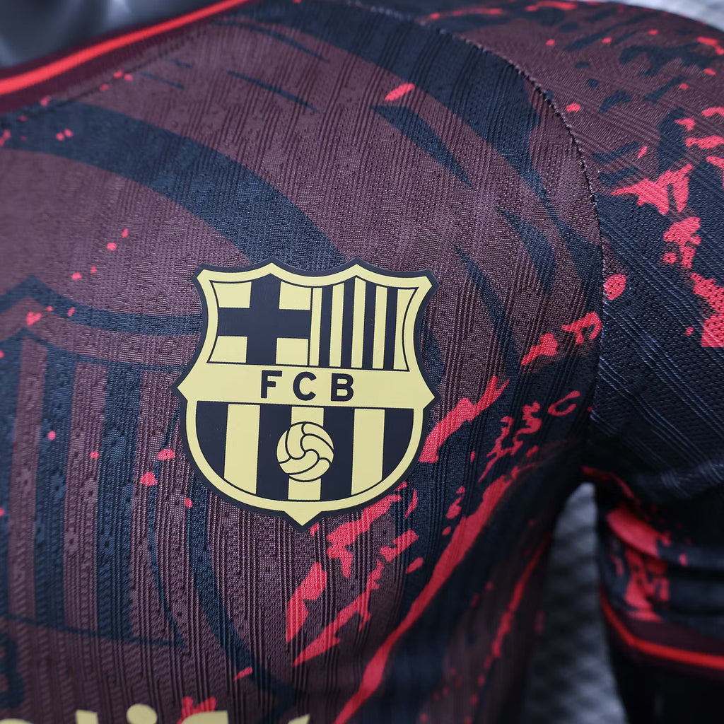 FC Barcelona Special Edition Red Jersey 2024/2025 – Player Version (1:1 Thai Quality)