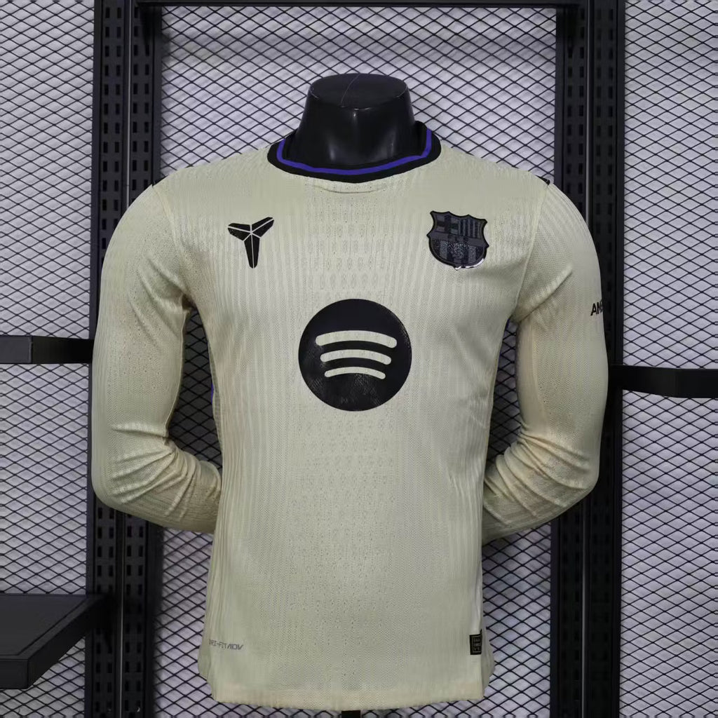FC Barcelona Away Long Sleeve Jersey 2025/2026 – Player Version (1:1 Thai Quality)