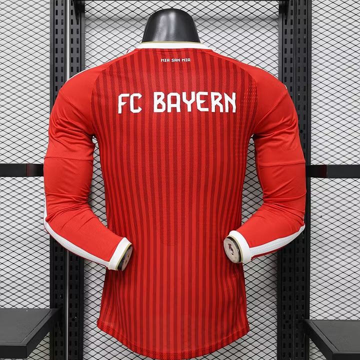 Bayern München Home Long Sleeve Football Shirt 2026/2027 Player Version 1:1 Thai Quality