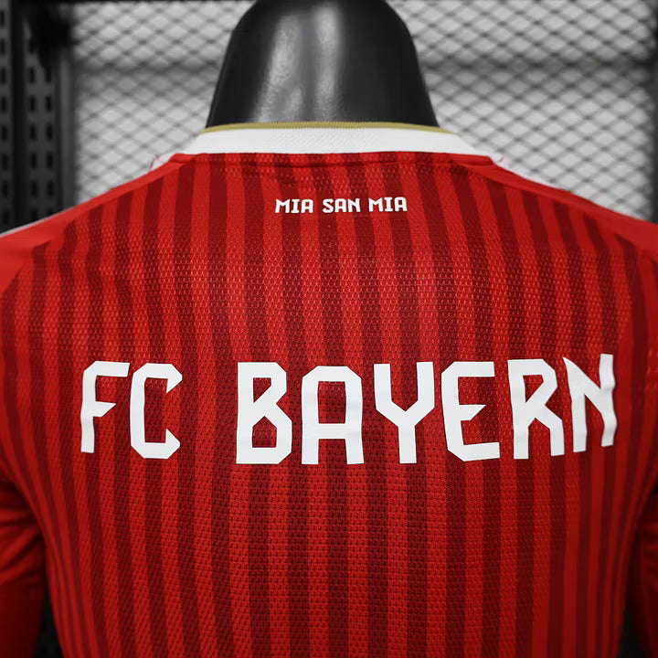 Bayern München Home Long Sleeve Football Shirt 2026/2027 Player Version 1:1 Thai Quality