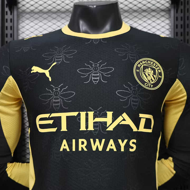 Manchester City Away Long Sleeve Football Shirt 2026/2027 Player Version 1:1 Thai Quality