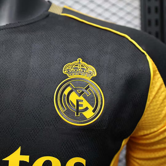 2025/2026 Player Version Real Madrid Special Edition Black And Gold Football Shirt – 1:1 Thai Quality