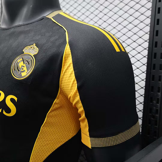 2025/2026 Player Version Real Madrid Special Edition Black And Gold Football Shirt – 1:1 Thai Quality
