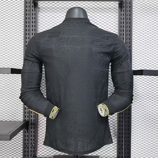2025 Long Sleeve Player Version Mexico National Team Special Edition Black Football Shirt – 1:1 Thai Quality