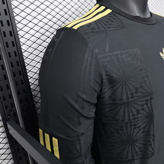 2025 Long Sleeve Player Version Mexico National Team Special Edition Black Football Shirt – 1:1 Thai Quality