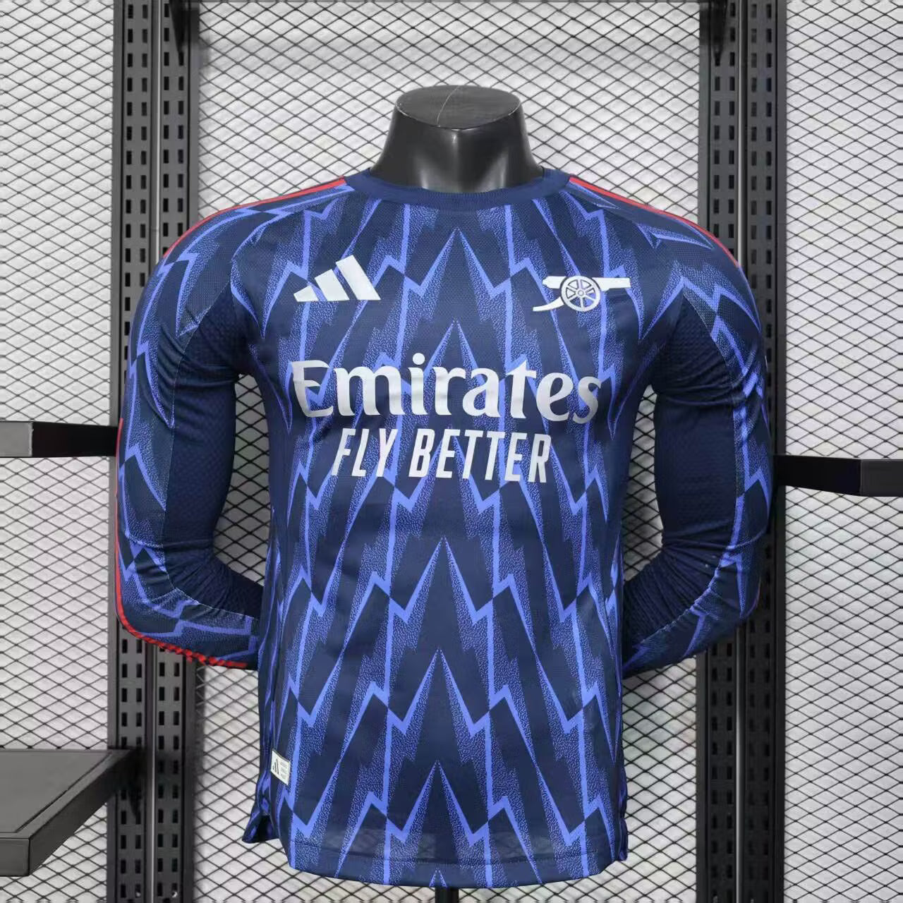 2025/2026 Player Version Long Sleeve Arsenal Away Football Shirt – 1:1 Thai Quality