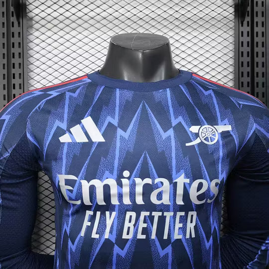 2025/2026 Player Version Long Sleeve Arsenal Away Football Shirt – 1:1 Thai Quality