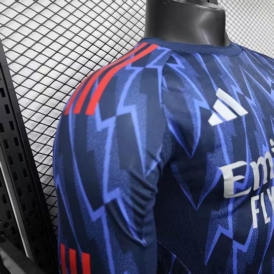 2025/2026 Player Version Long Sleeve Arsenal Away Football Shirt – 1:1 Thai Quality
