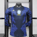 2026 Player Version Long Sleeve Brazil Away Football Shirt – 1:1 Thai Quality