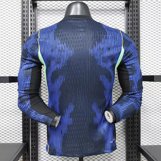 2026 Player Version Long Sleeve Brazil Away Football Shirt – 1:1 Thai Quality