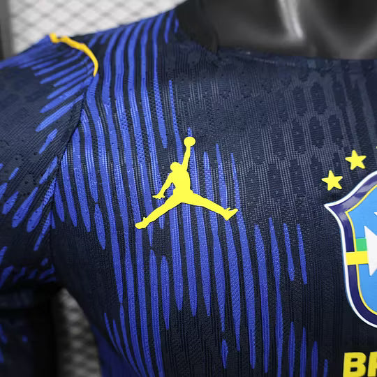2026 Player Version Long Sleeve Brazil Away Football Shirt – 1:1 Thai Quality