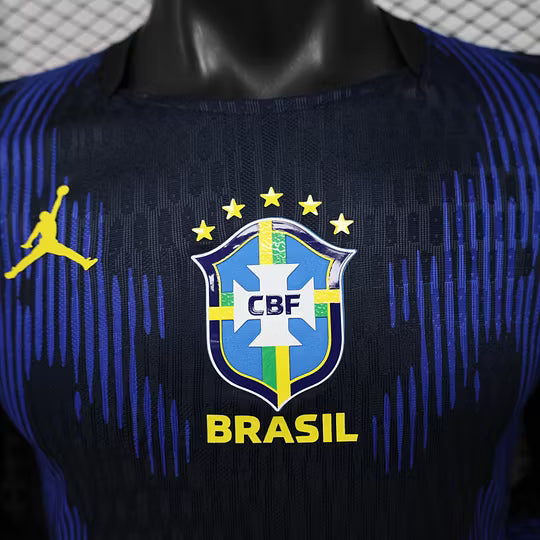 2026 Player Version Long Sleeve Brazil Away Football Shirt – 1:1 Thai Quality
