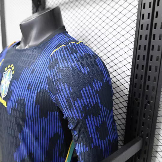2026 Player Version Long Sleeve Brazil Away Football Shirt – 1:1 Thai Quality
