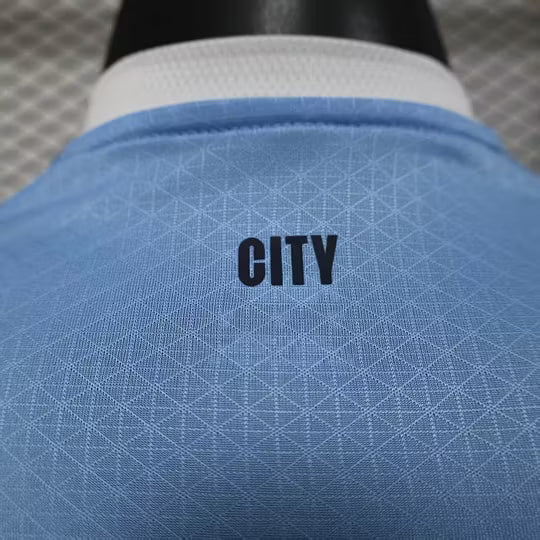 2025/2026 Player Version Long Sleeve Manchester City Home Football Shirt – 1:1 Thai Quality