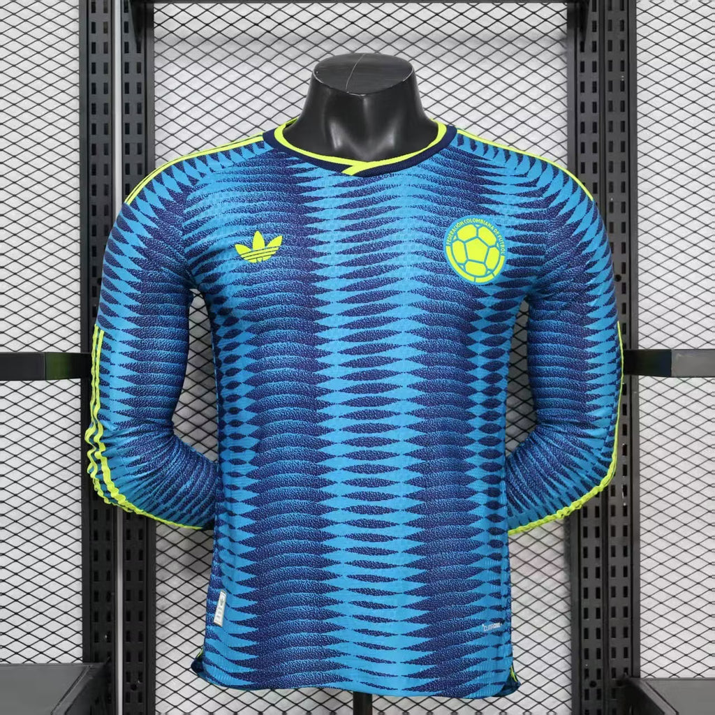2026 Player Version Long Sleeve Colombia Away Football Shirt 1:1 Thai Quality