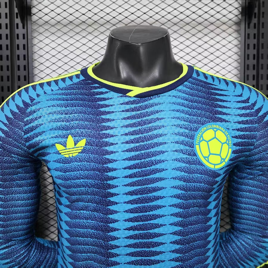 2026 Player Version Long Sleeve Colombia Away Football Shirt 1:1 Thai Quality