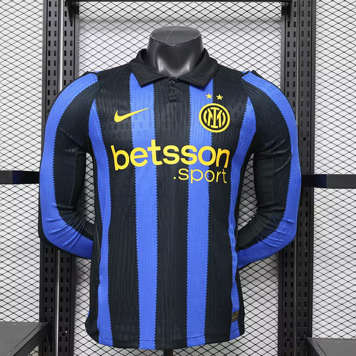 Inter Milan Home Long Sleeve Football Shirt 2026/2027 Player Version 1:1 Thai Quality