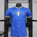 2025 Player Version Italy Training Wear Blue Football Shirt – 1:1 Thai Quality