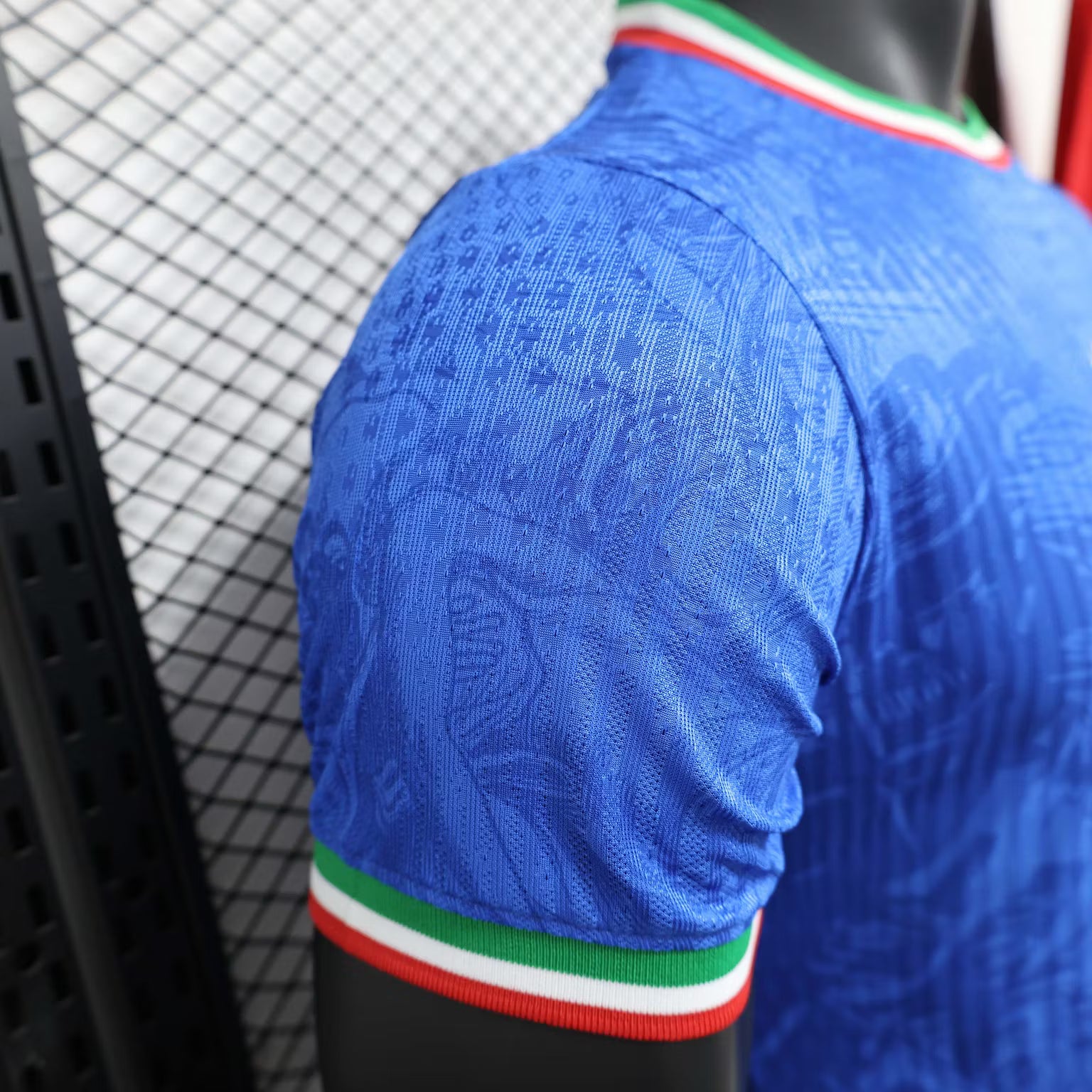 2025 Player Version Italy Training Wear Blue Football Shirt – 1:1 Thai Quality