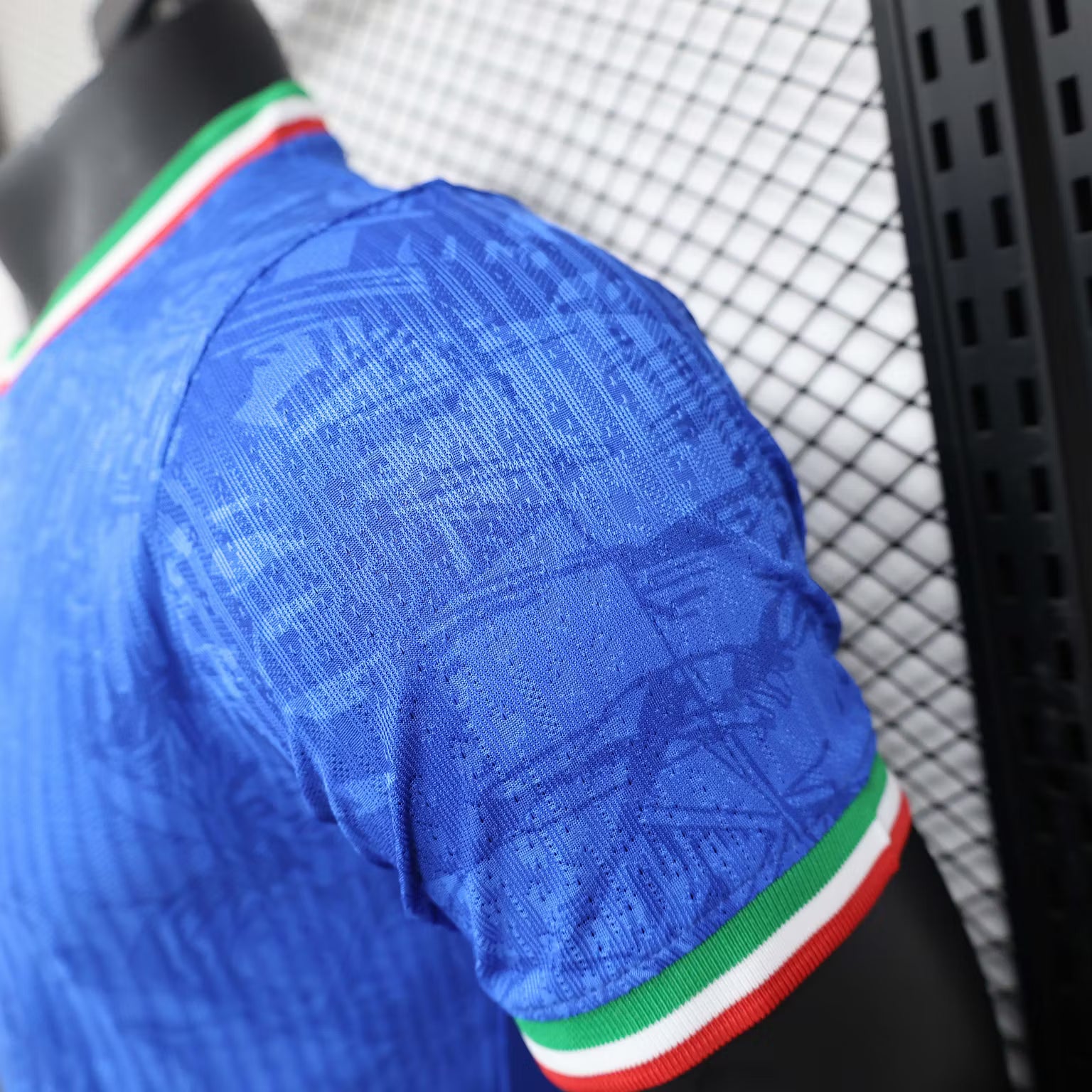 2025 Player Version Italy Training Wear Blue Football Shirt – 1:1 Thai Quality