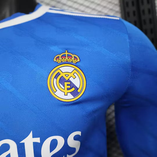 2025/2026 LongSleeve Player Version Real Madrid Third Away Football Shirt1:1 Thai Quality