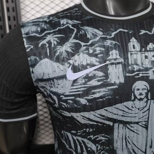 2026 Player Version Brazil Jesus Special Edition Black Football Shirt – 1:1 Thai Quality