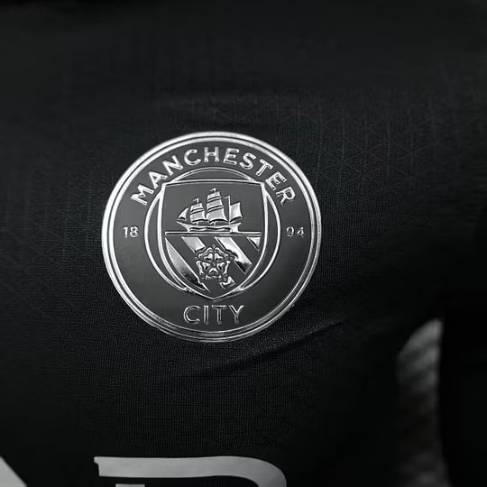 2025/2026 Player Version Long Sleeve Manchester City Away Football Shirt – 1:1 Thai Quality