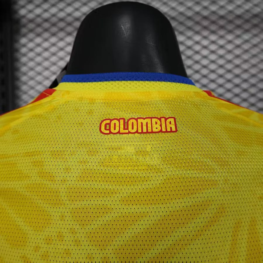 2026 Player Version Long Sleeve Colombia Home Football Shirt 1:1 Thai Quality