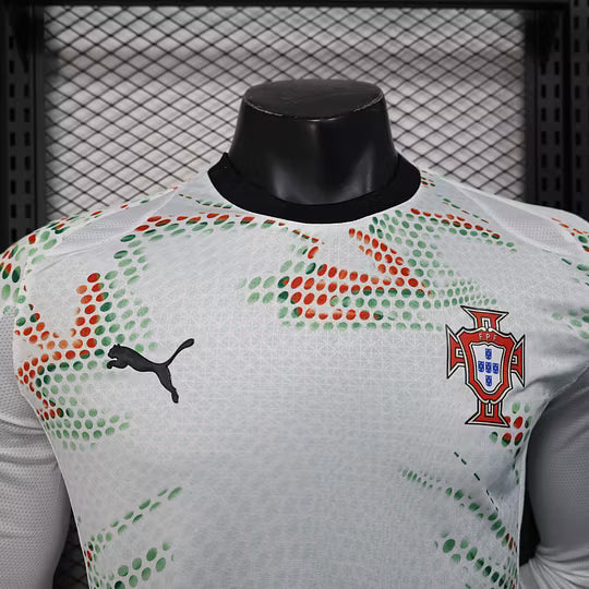 2025 Player Version Long Sleeve Portugal Away Football Shirt – 1:1 Thai Quality