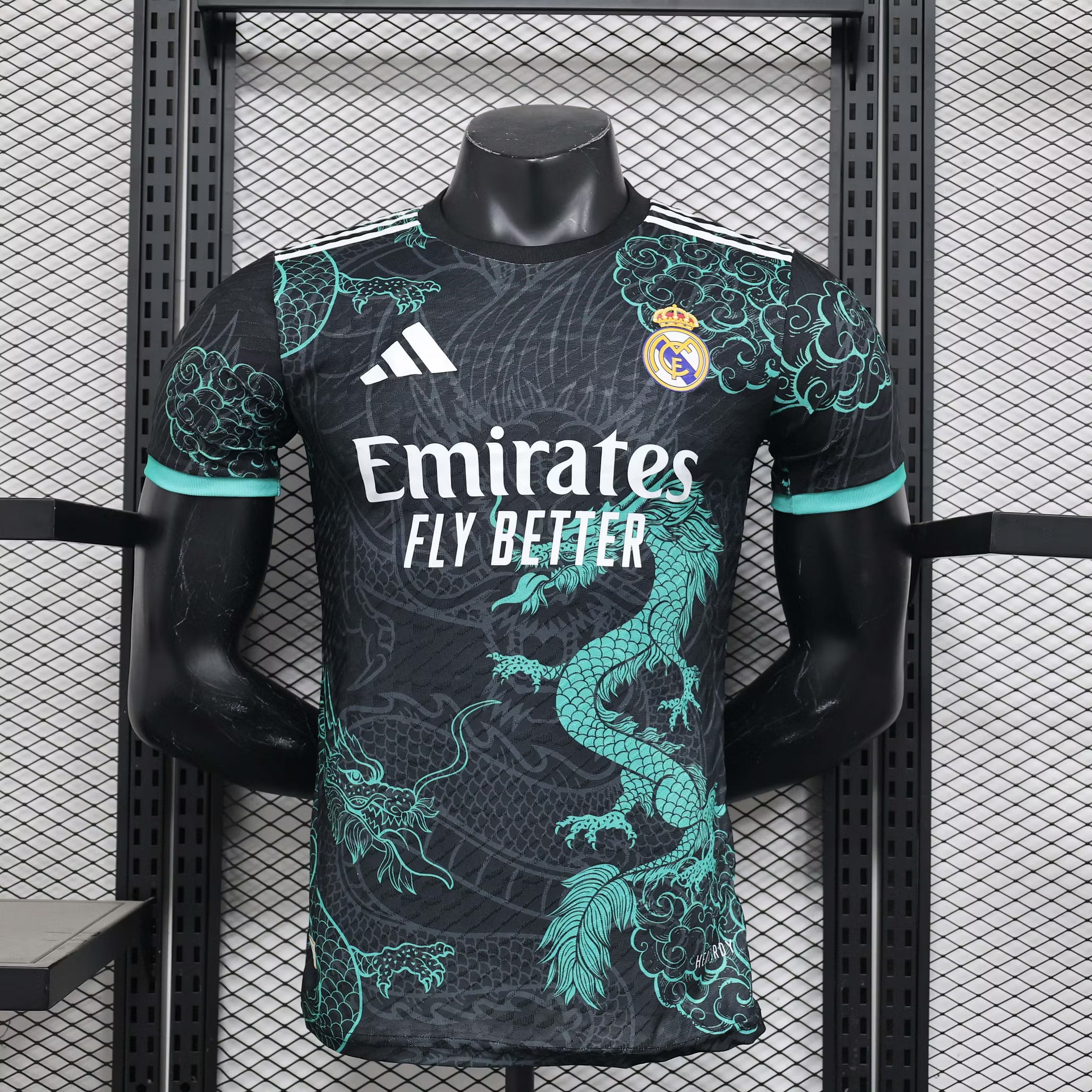 2025/2026 Player Version Real Madrid Special Edition Black And Green Football Shirt – 1:1 Thai Quality