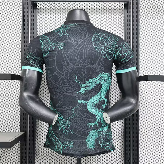 2025/2026 Player Version Real Madrid Special Edition Black And Green Football Shirt – 1:1 Thai Quality