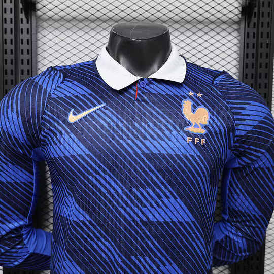 2026 Player Version Long Sleeve France Home Football Shirt – 1:1 Thai Quality