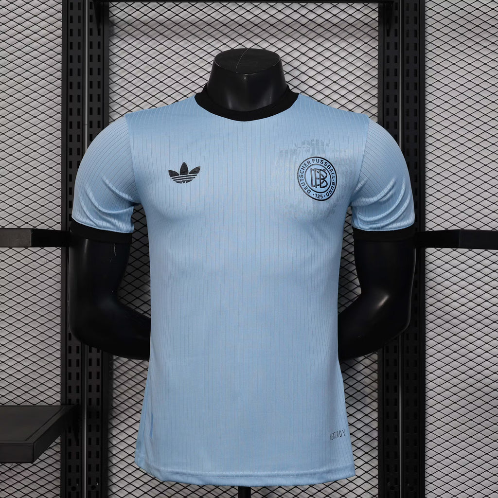 2025 Player Version Germany 125th Anniversary Edition Goalkeeper Light Blue Football Shirt – 1:1 Thai Quality