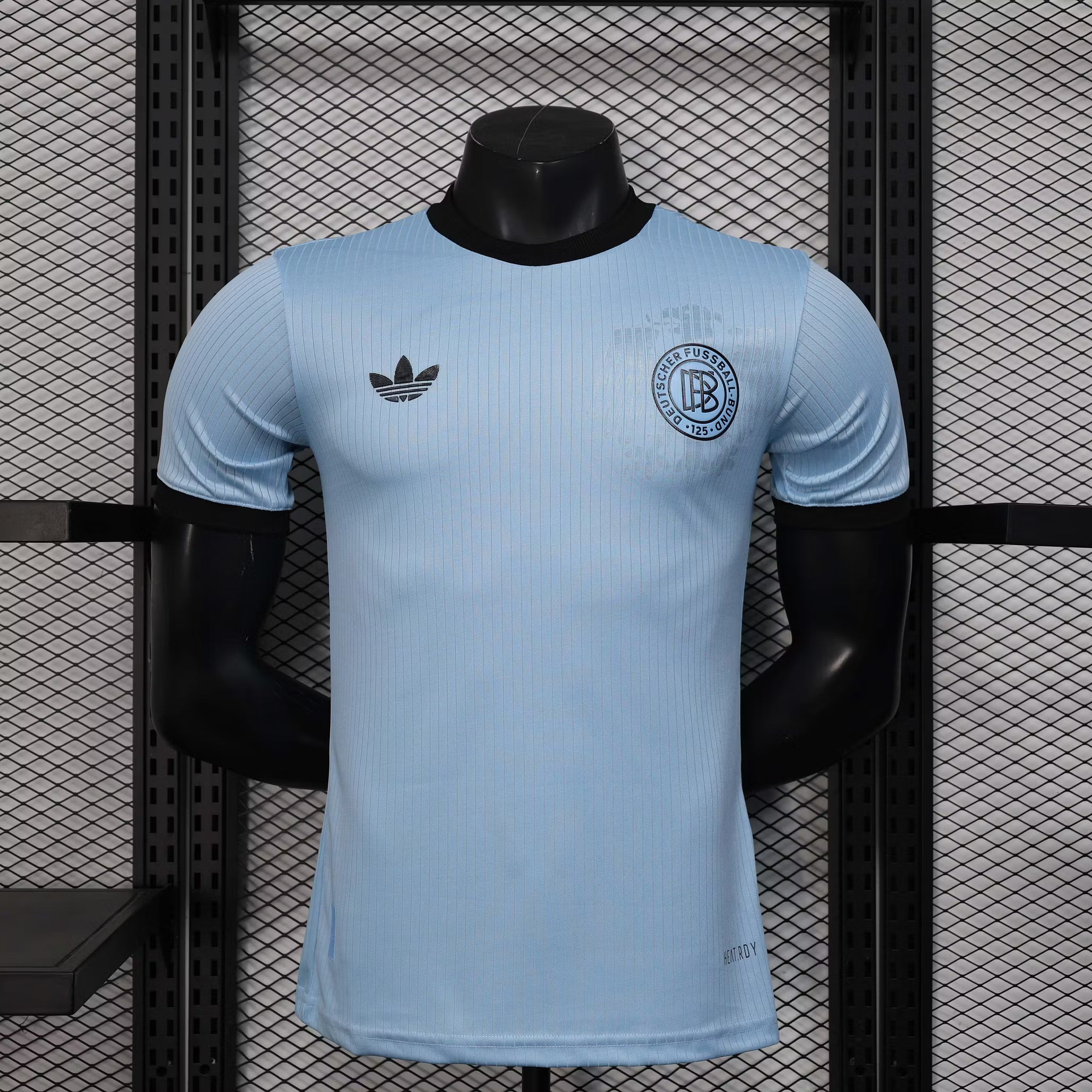 2025 Player Version Germany 125th Anniversary Edition Goalkeeper Light Blue Football Shirt – 1:1 Thai Quality