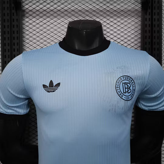 2025 Player Version Germany 125th Anniversary Edition Goalkeeper Light Blue Football Shirt – 1:1 Thai Quality