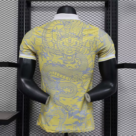 2024/2025 Player Version Real Madrid Special Edition Yellow Football Shirt – 1:1 Thai Quality