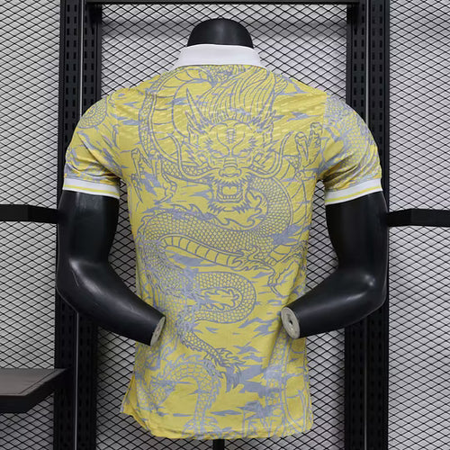 2024/2025 Player Version Real Madrid Special Edition Yellow Football Shirt – 1:1 Thai Quality